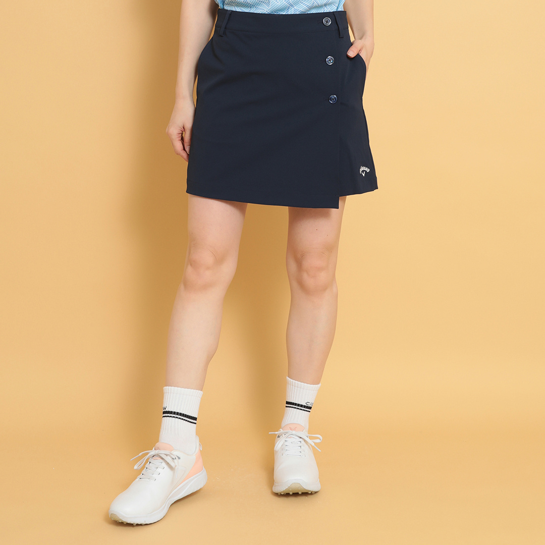 2WAYドビーストレッチキュロットスカート (WOMENS)