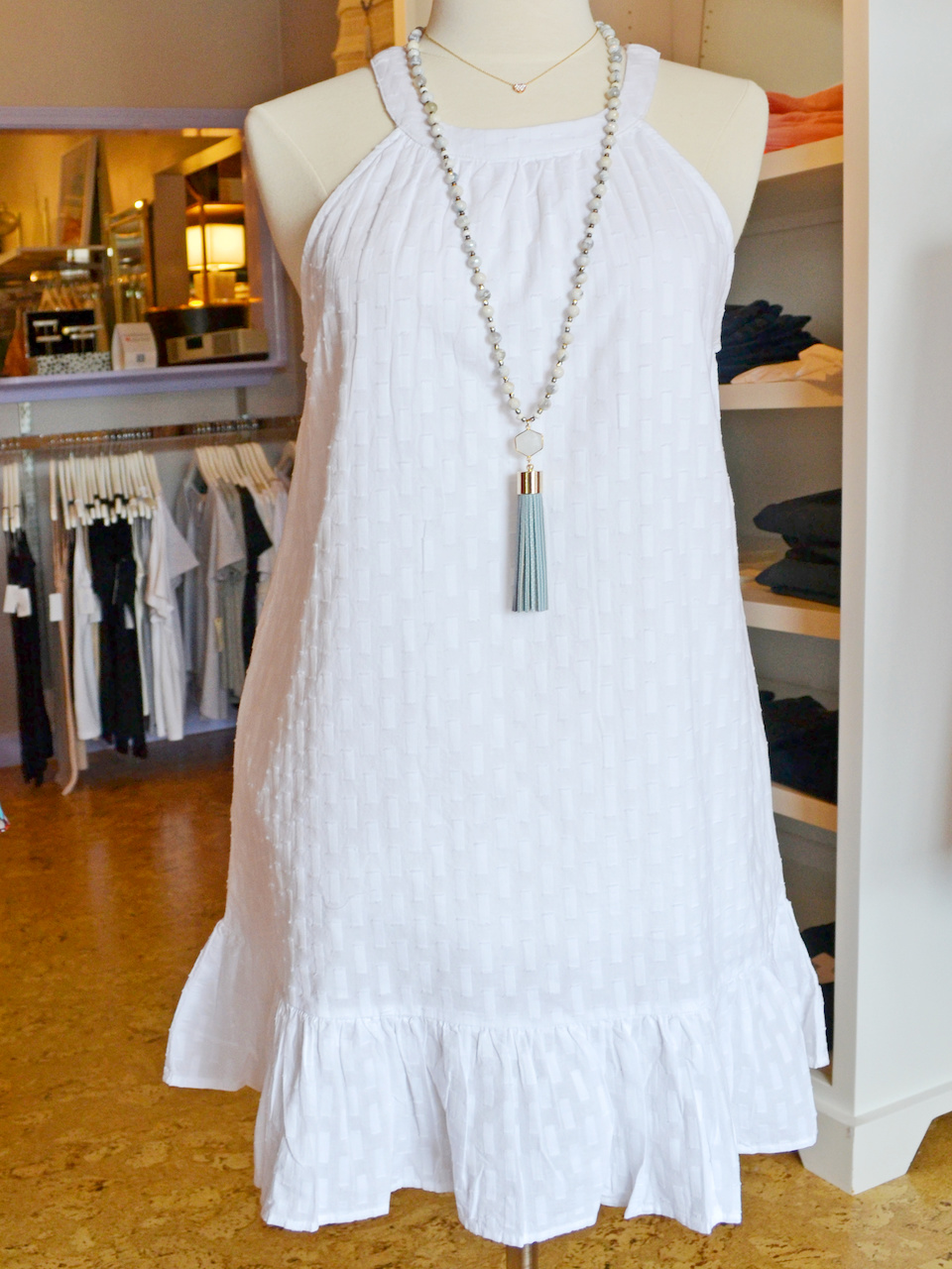 This dress is so flattering on-especially the neckline What to Wear August Events in Louisville