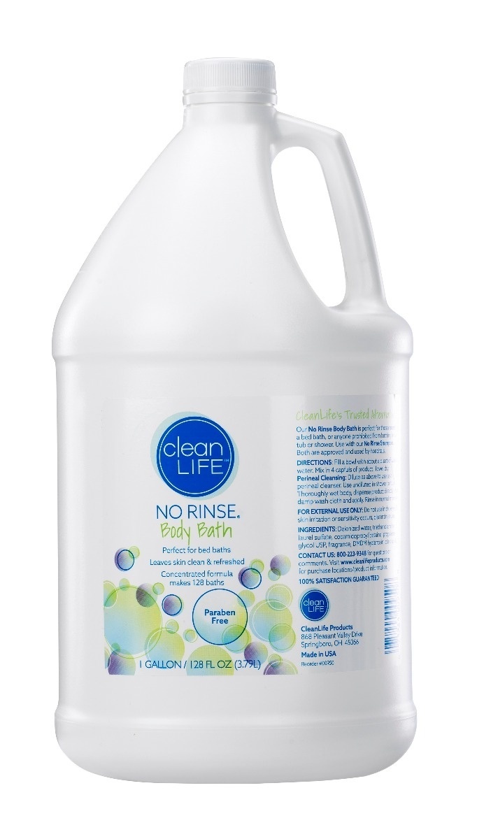 No-Rinse Body Bath, Gallon, 1/each (NRBG) photo