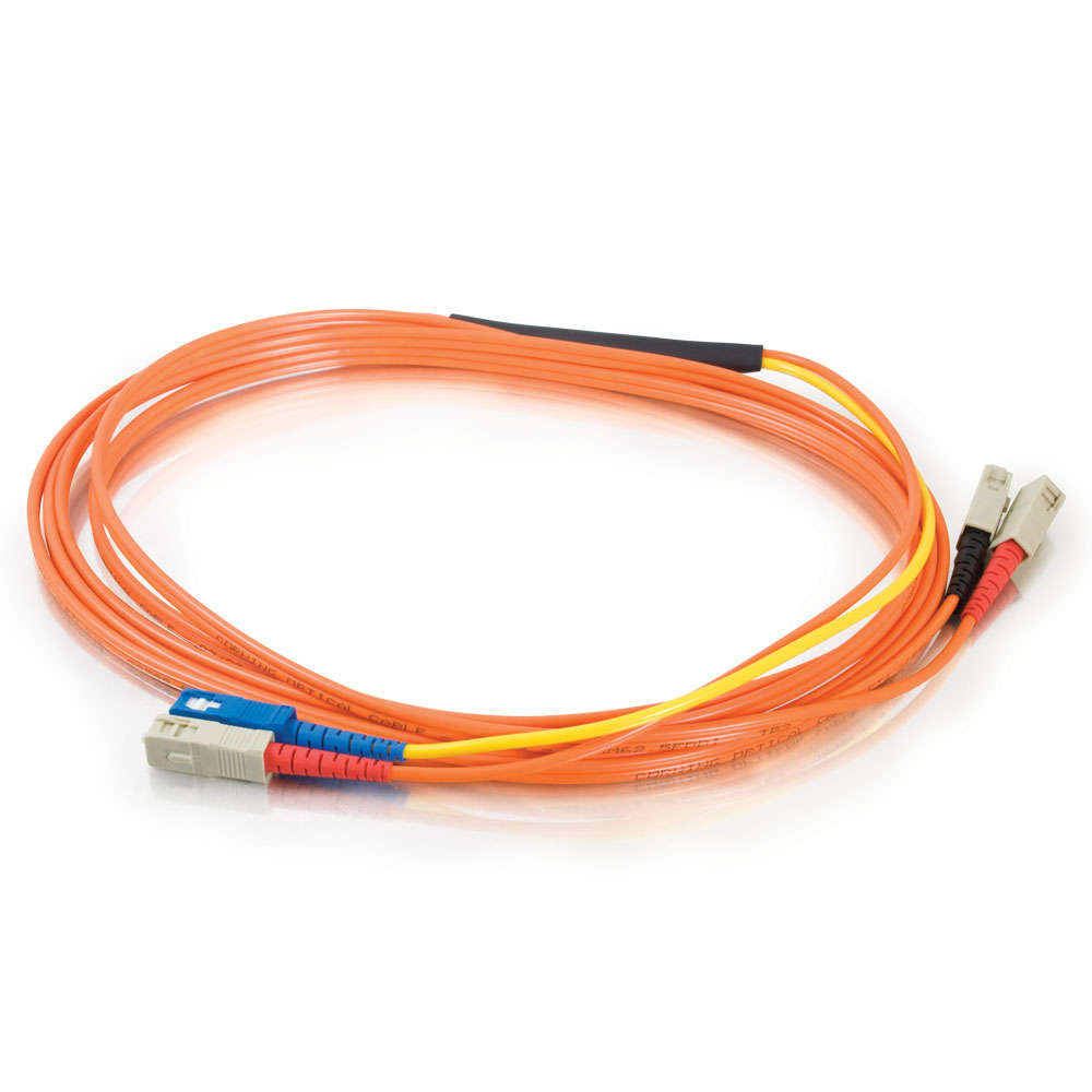 SC/SC 62.5/125 Mode-Conditioning Fiber Optic Patch Cable - Orange (TAA Compliant)