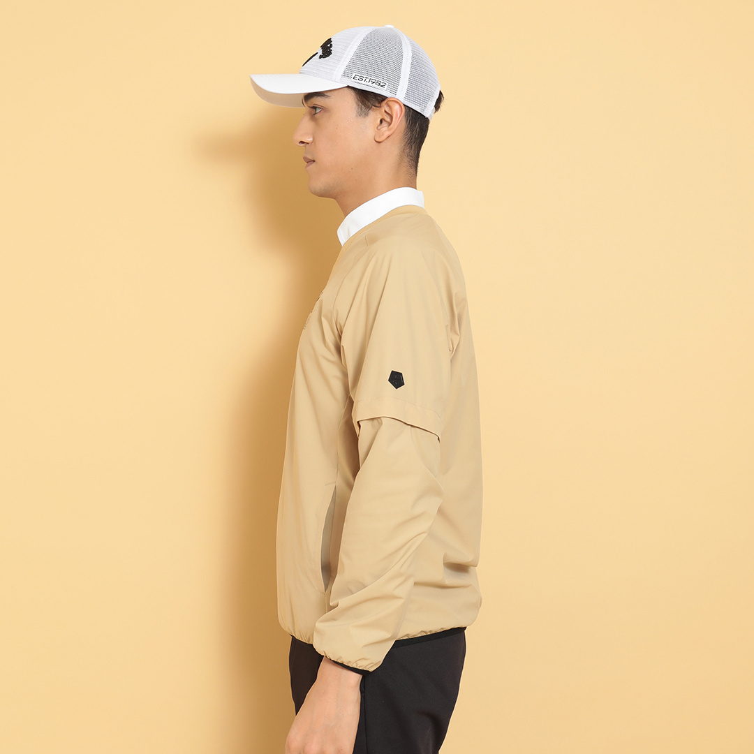 2WAYストレッチリップVネックブルゾン (MENS)