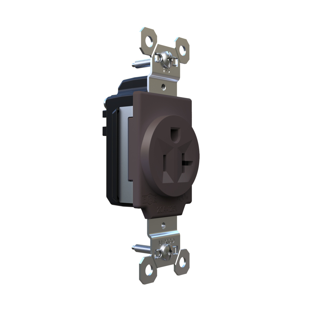 Product image for PAS PT5361 PT RECP SGL 20A 125V S+B