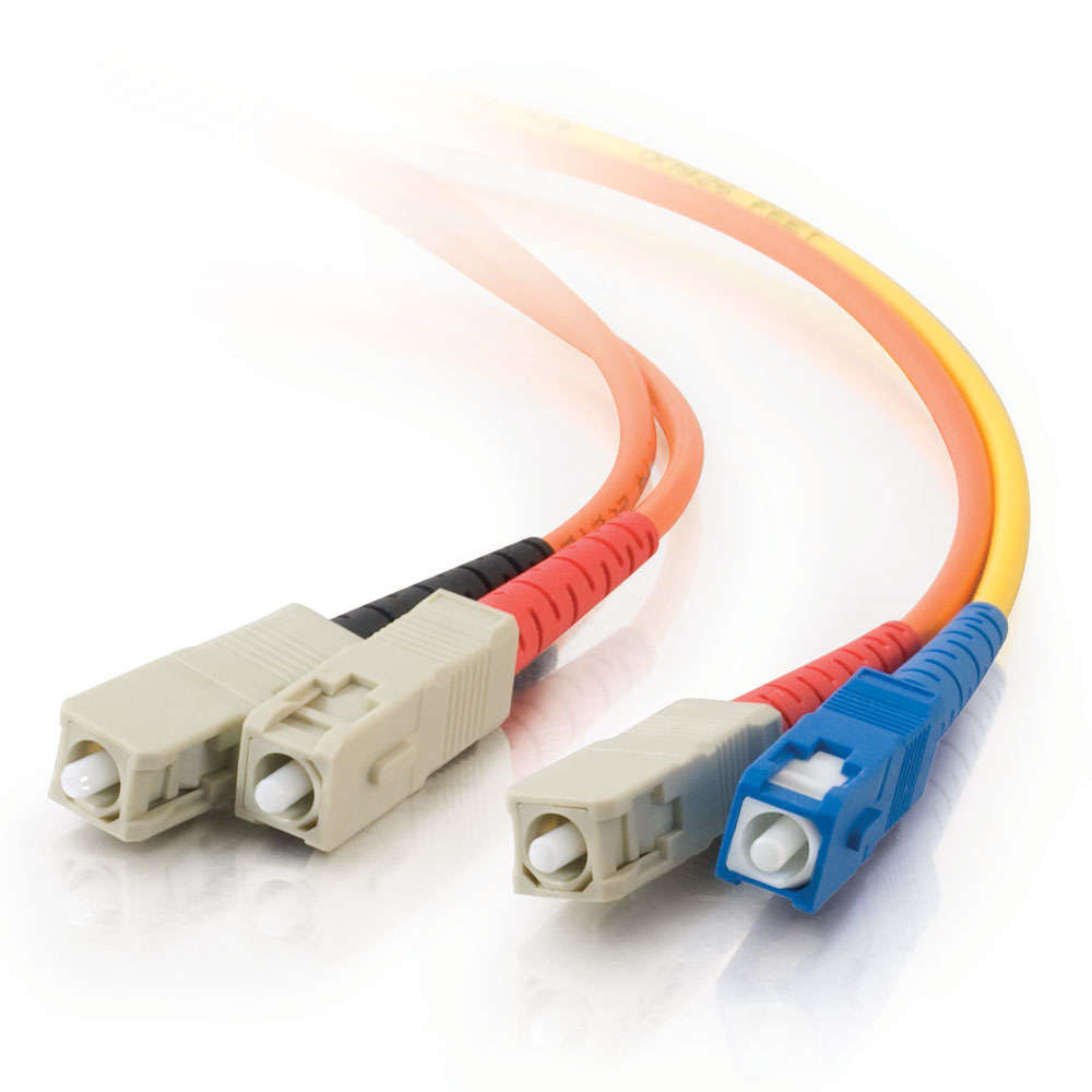 SC/SC 62.5/125 Mode-Conditioning Fiber Optic Patch Cable - Orange (TAA Compliant)