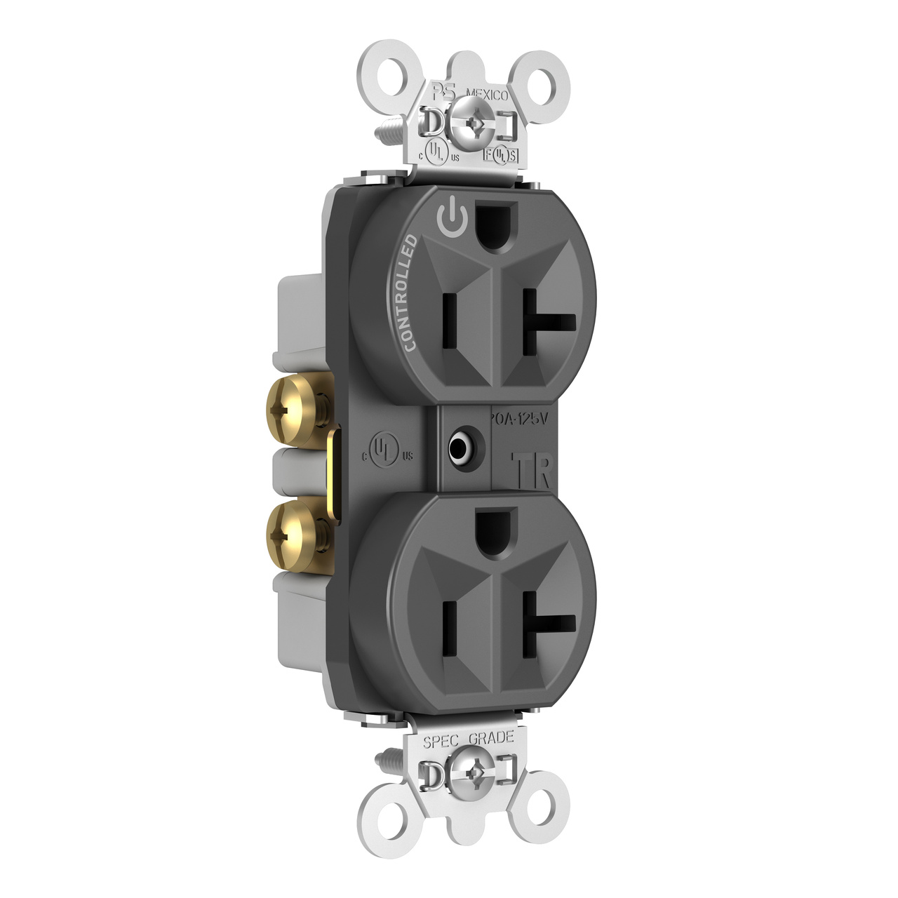Hard Use Spec Grade Plug Load Controllable Receptacle 20A 125V