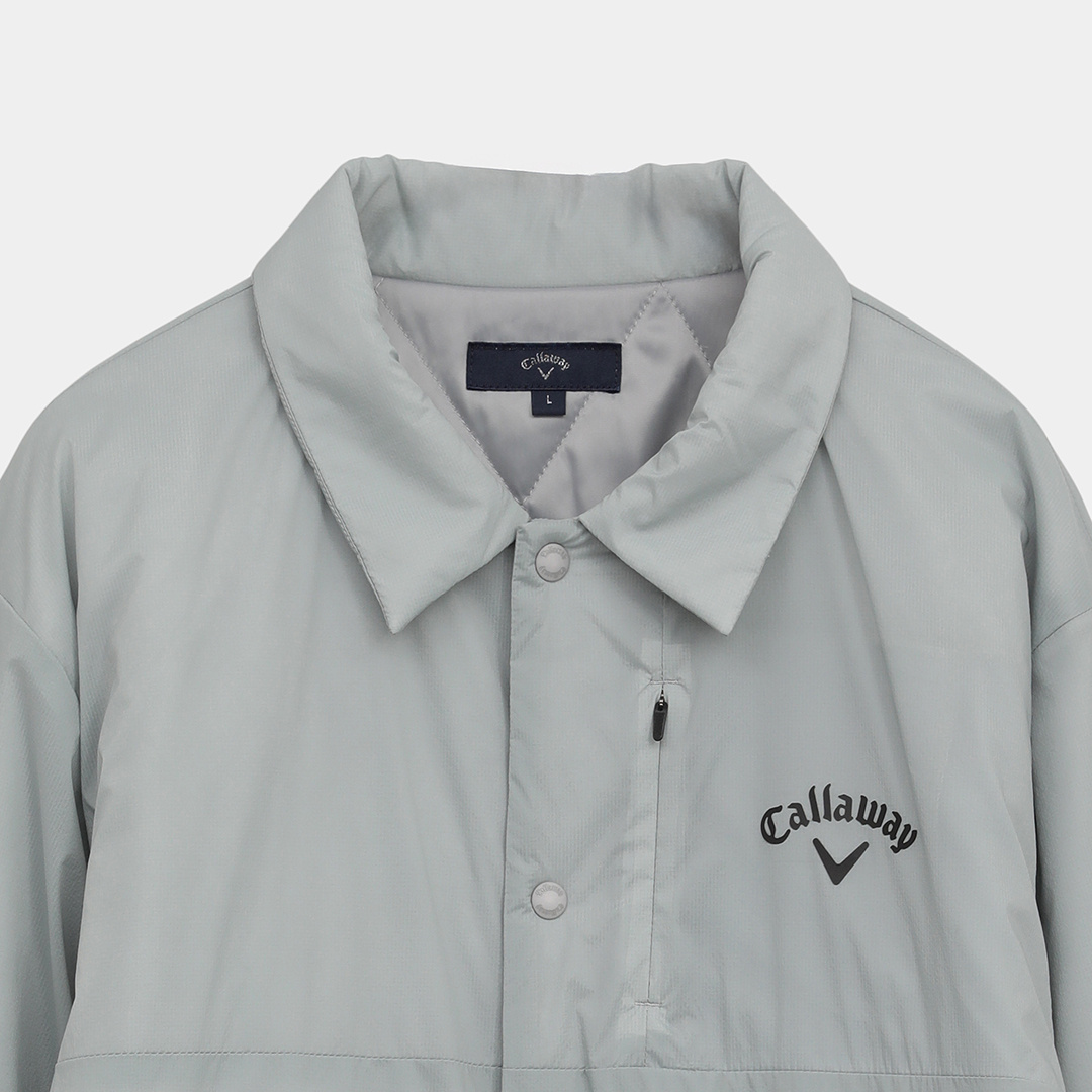 ストレッチミニリップ中綿コーチジャケット (MENS)