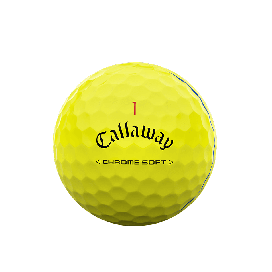 CHROME SOFT トリプル・トラック イエロー ボール