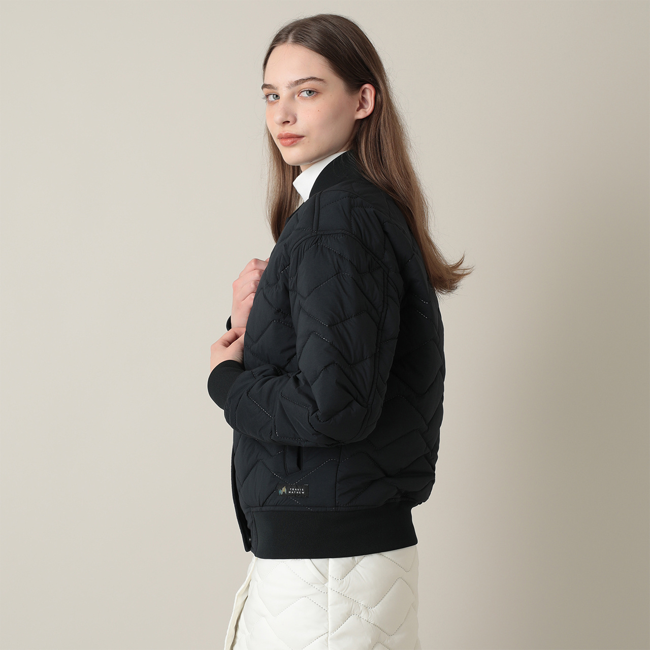 中綿 キルティング ジャケット(WOMENS)