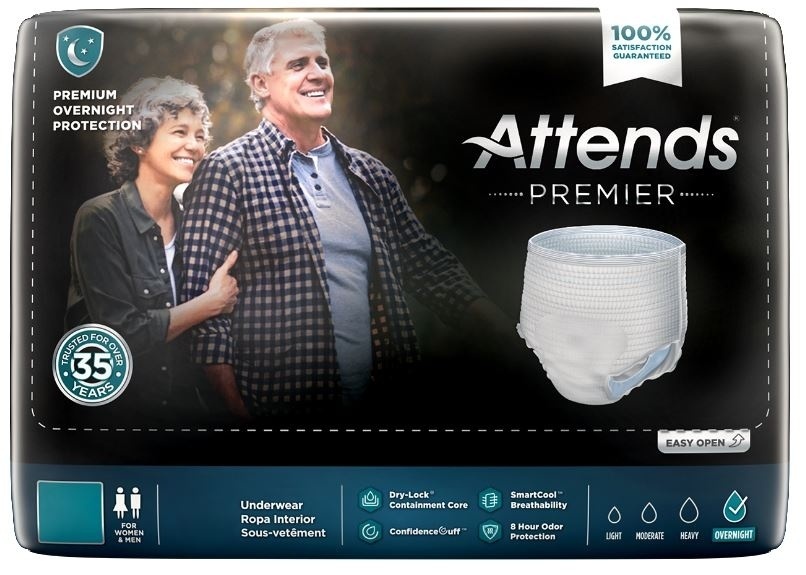 Attends Premier Underwear-Medium-144/Case (ATPRMUM2 Health & Beauty Health Care Incontinence Aids) photo