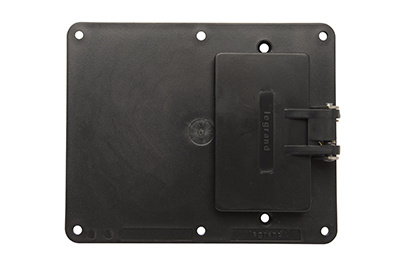 Product image for PAS 3241BK 2G BLACK 1-GFCI, 1-BLANK