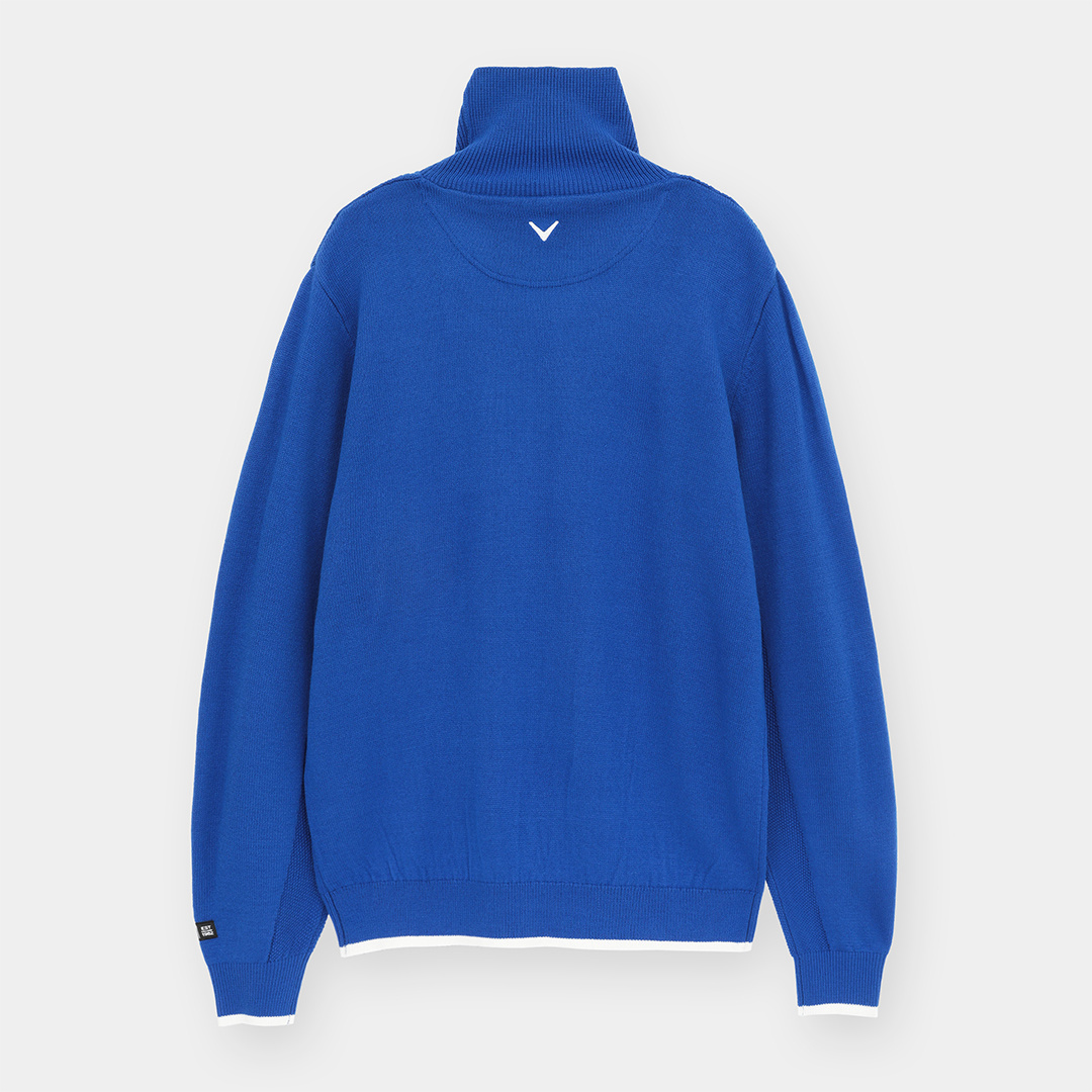 ケーブル編みタートルネックアクリルニット (MENS)