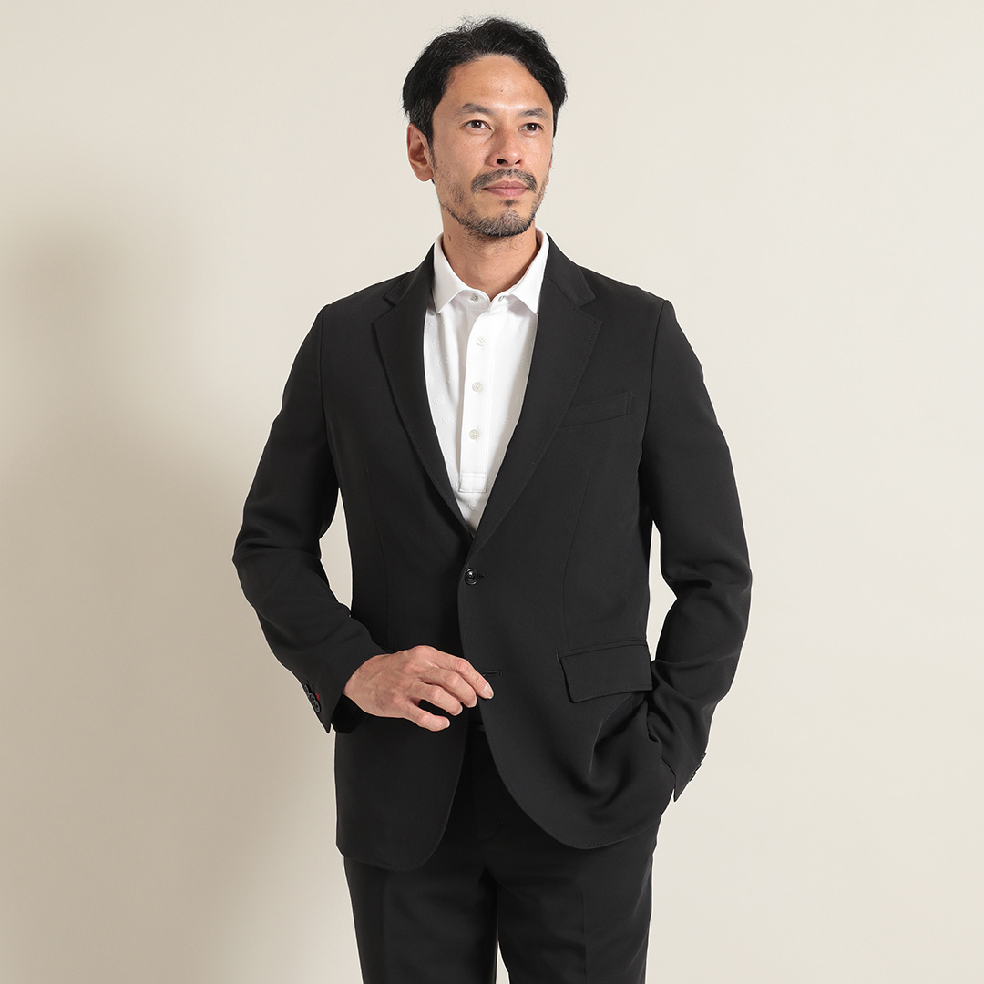 強撚タッチ2重織ジャケット (MENS)