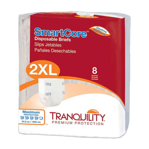Tranquility SmartCore Briefs, XXL, 64/case (TQSCBH2 Health & Beauty Health Care Incontinence Aids) photo