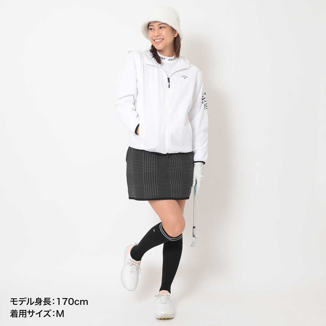 ポリエステルリップ2WAY撥水ブルゾン (WOMENS)