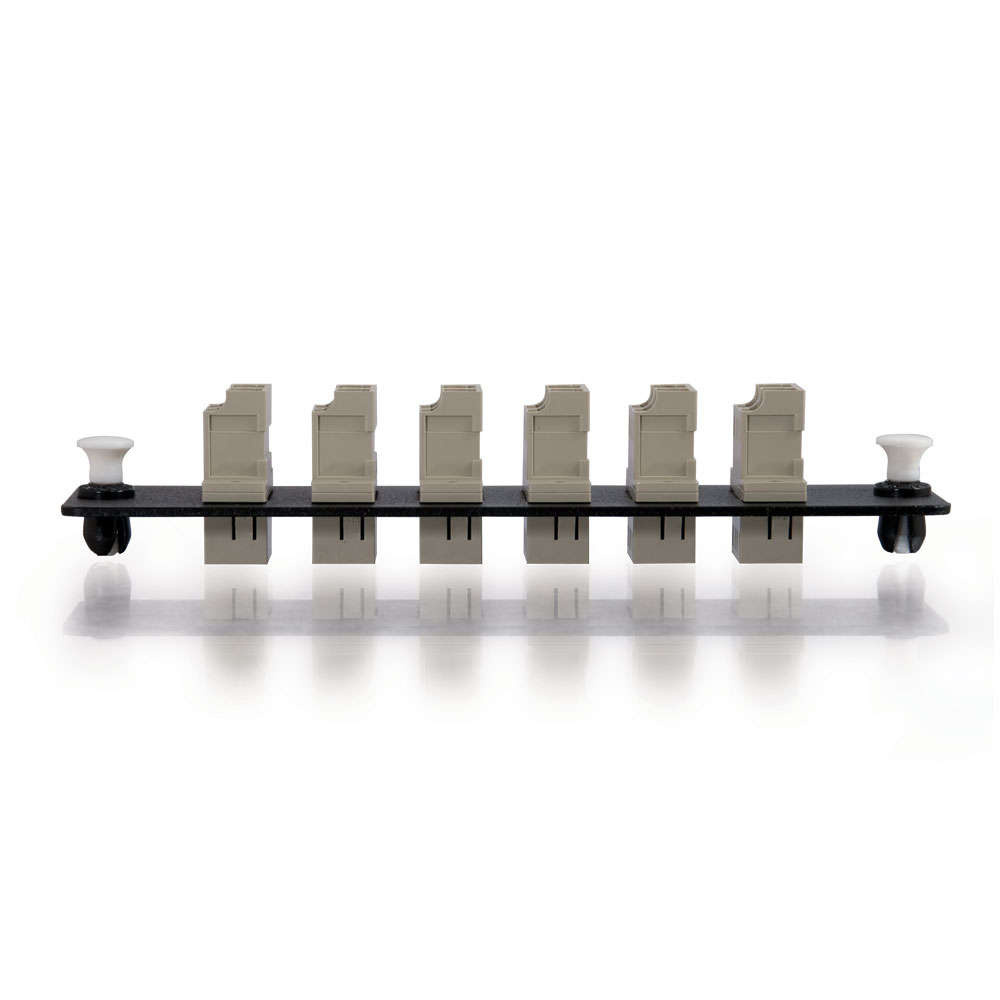 12-Strand, LC Duplex, PB Insert, Multimode, Beige Adapter Panel