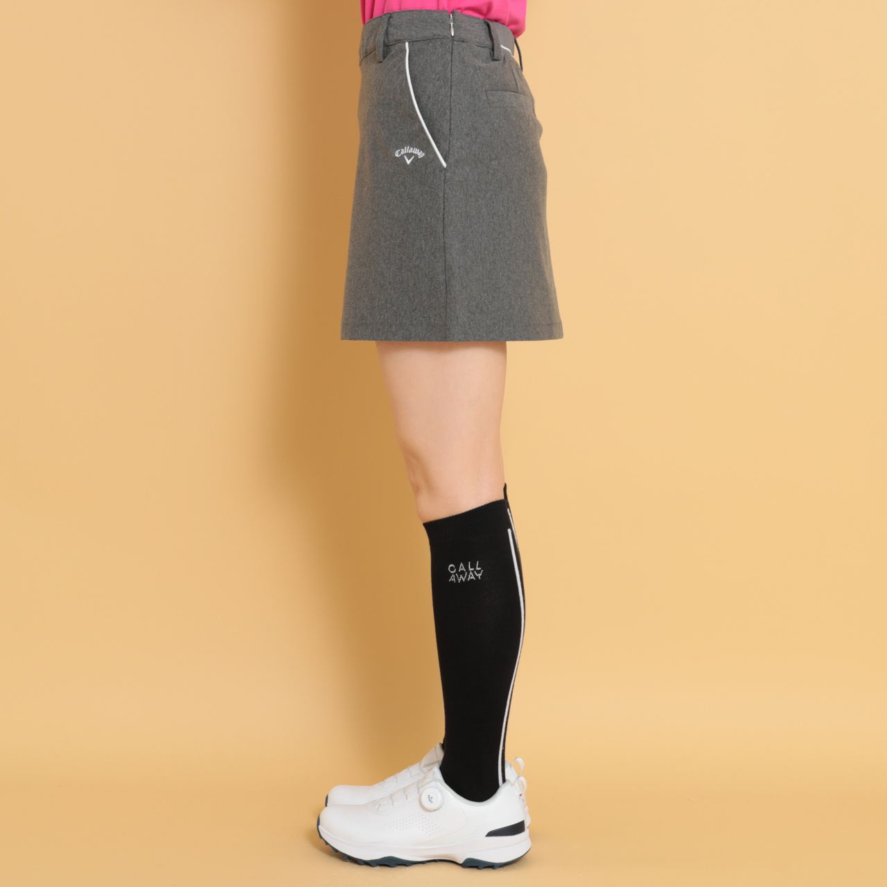 8WAYストレッチ 撥水ニットピケスカート (WOMENS)