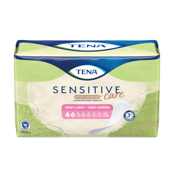 TENA Sensitive Care Very Light Long Liners - 100/case (TELPS Health & Beauty Health Care Incontinence Aids) photo