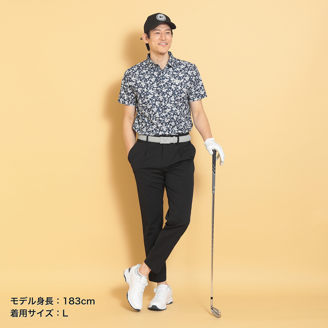 フラワープリントカノコシャツ ※4Lサイズあり (MENS)