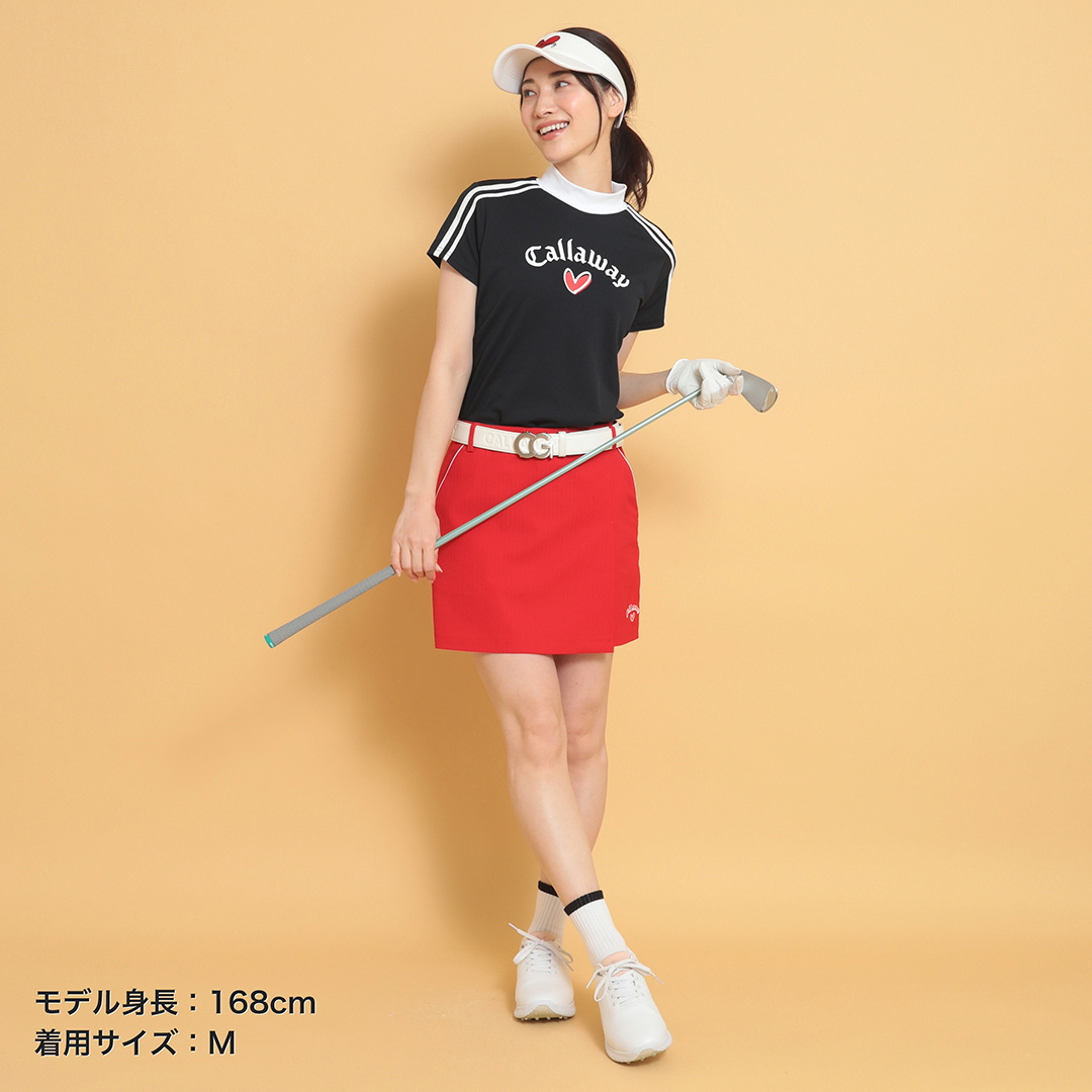 Callaway LOVE CALL AWAY ハイネックシャツ ラブキャロウェイ長袖モックネックシャツ (WOMENS)