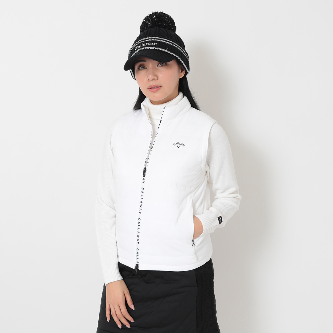 ポリエステルリップ2WAY撥水中綿ブルゾン (WOMENS)