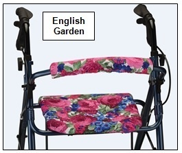 Walker Back and Seat Cover, English Garden (WKCOVEG) photo