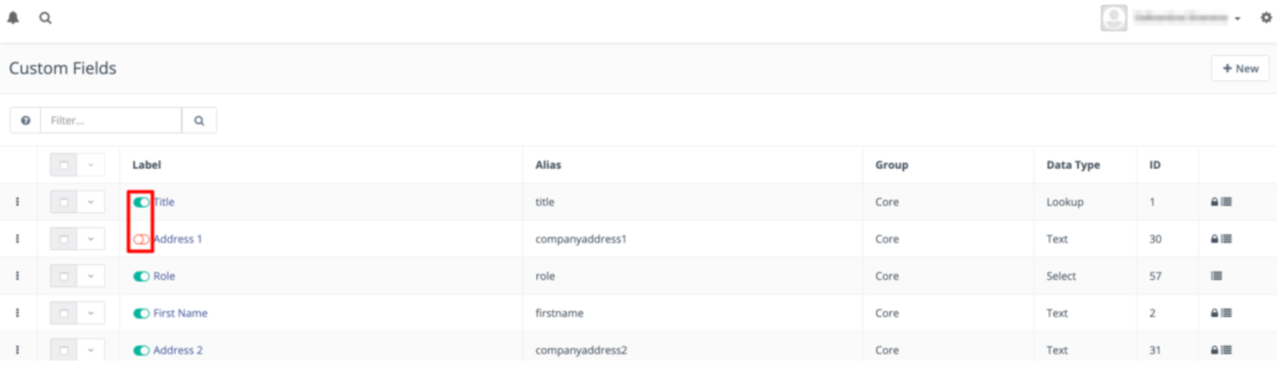 Publishing custom fields