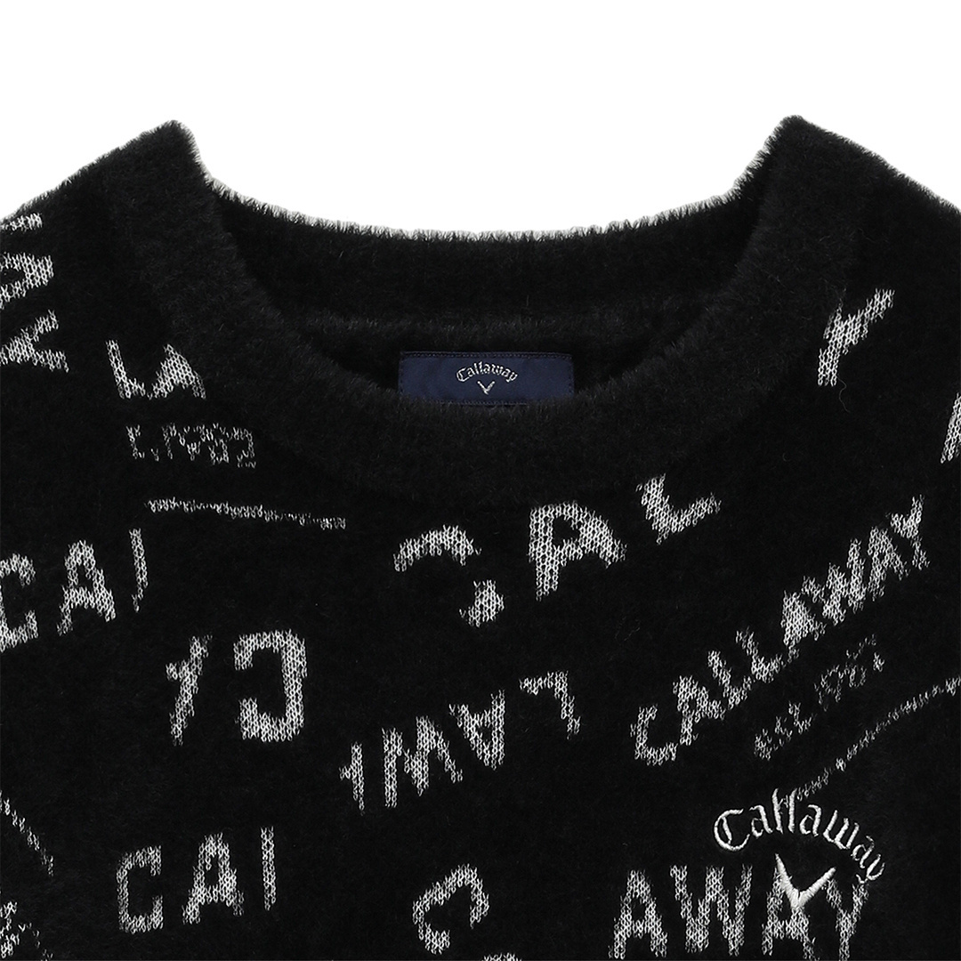 Callaway - マシュマロ ロゴコラージュへアリーニット ※4Lサイズあり (MENS)