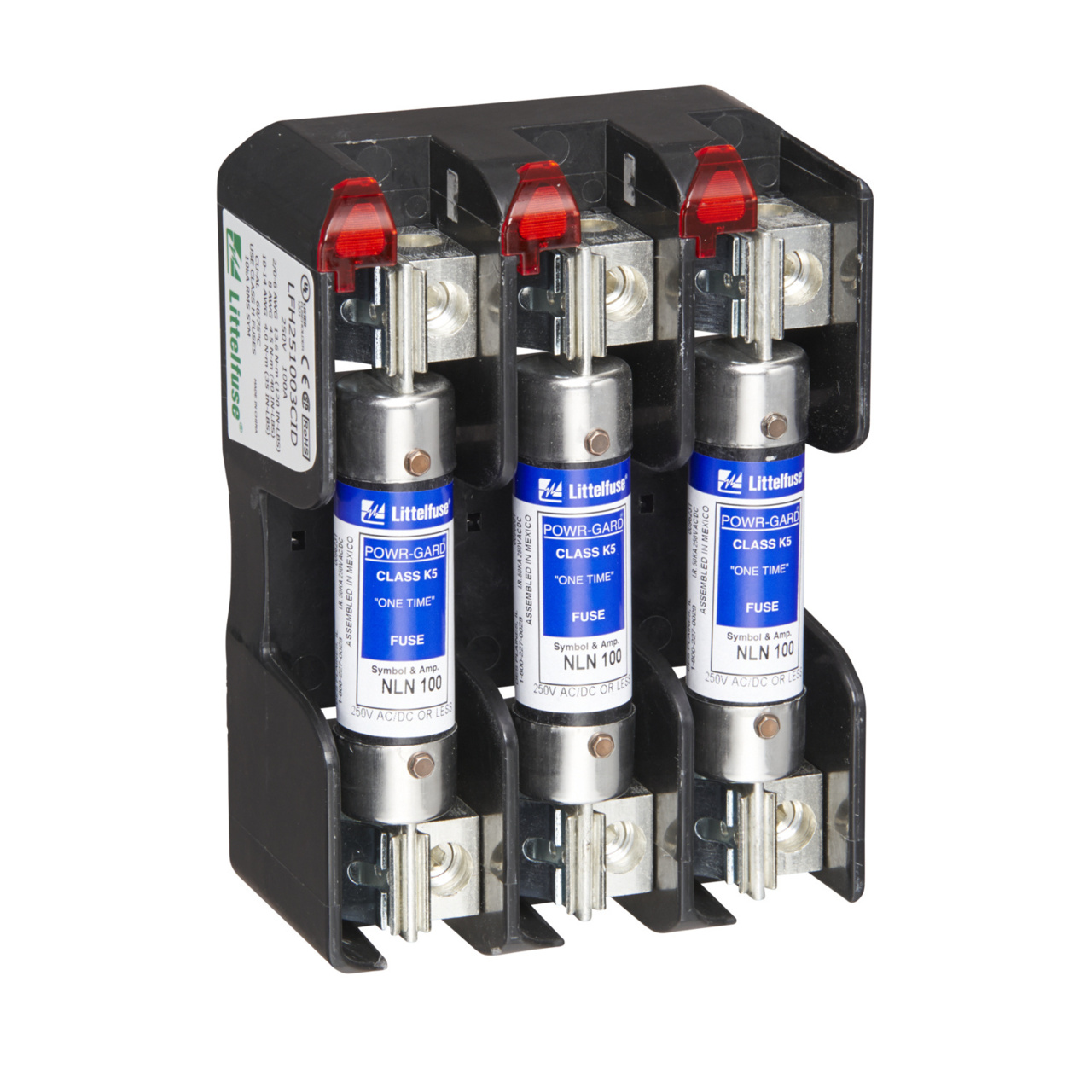 250V CLASS H BLOCK 100A 3 POLE 100 AMP