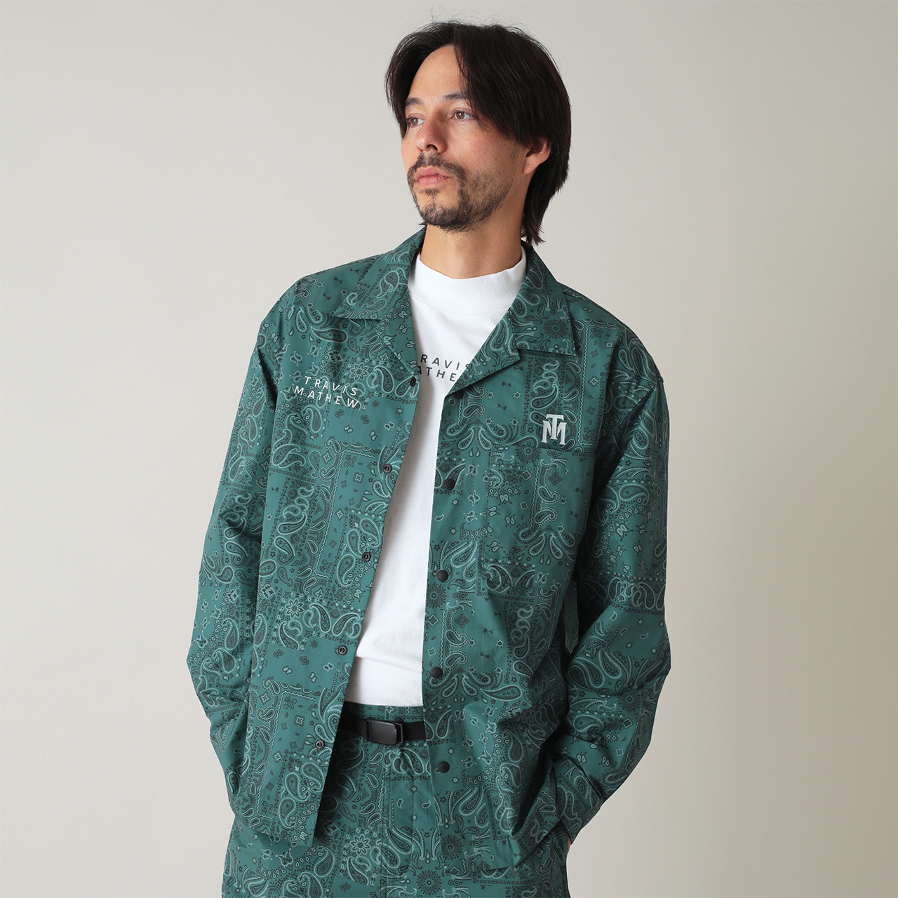 Fr2golf シャツ ペイズリー柄 Fr2golf シャツ ペイズリー柄