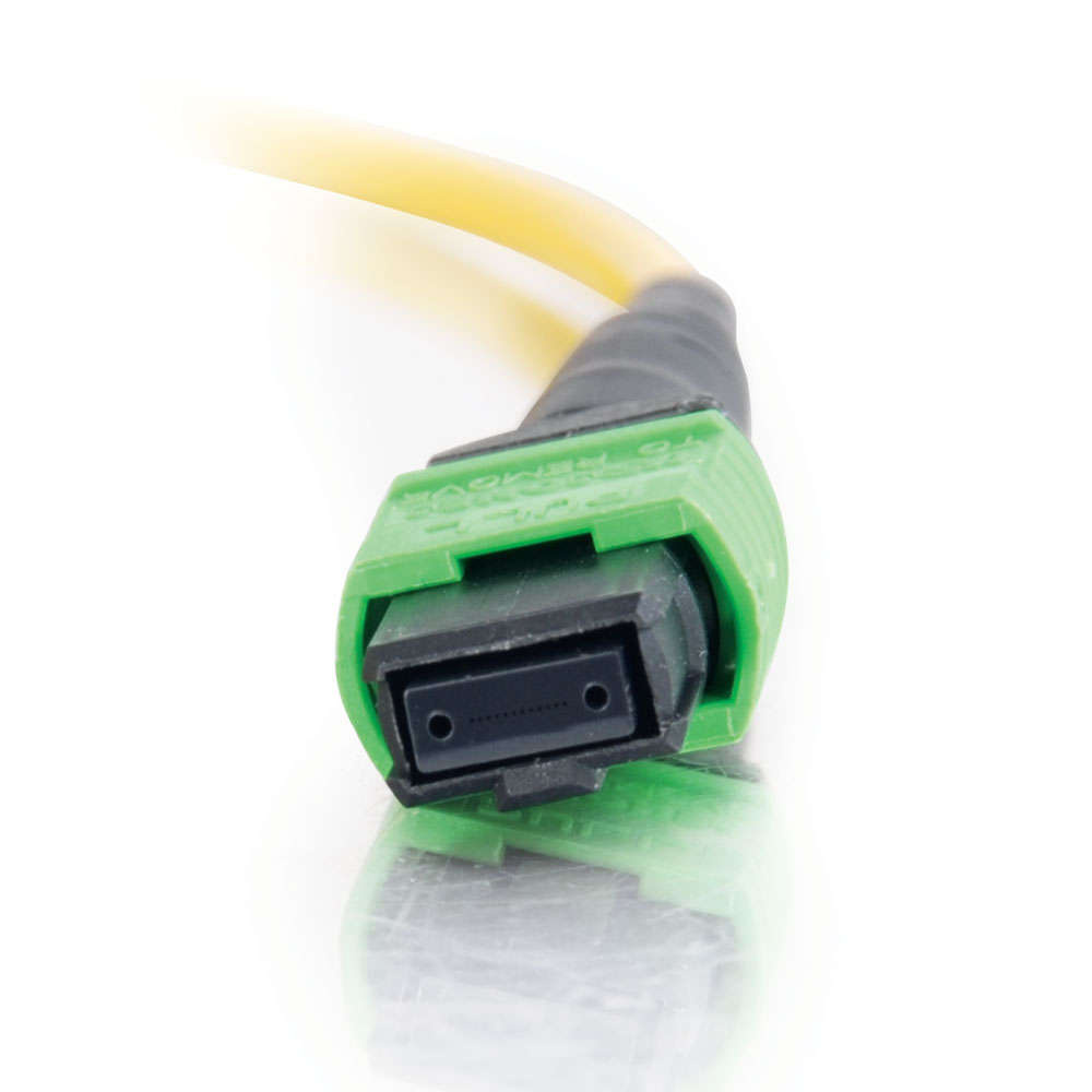 MTP 9/125 OS1 Single-Mode Fiber Optic Cable (Plenum-Rated) - Yellow