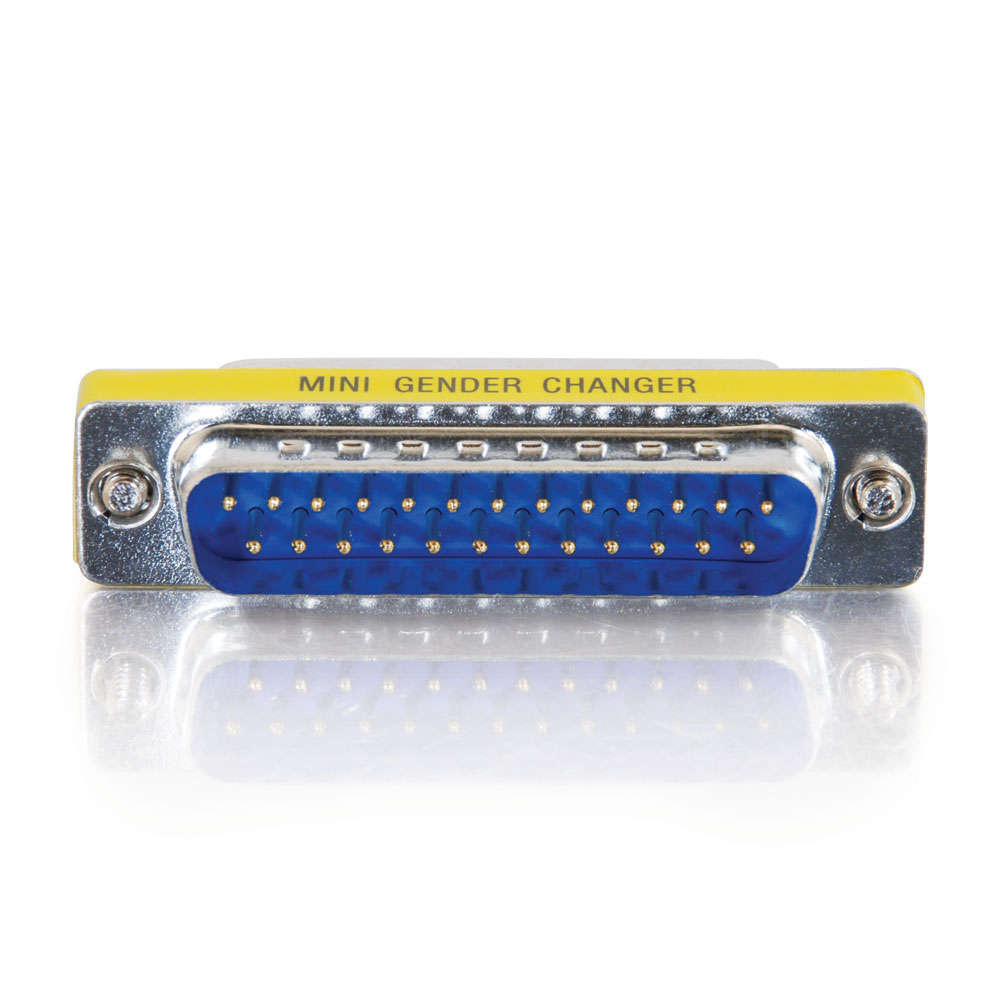DB25 M/M Mini Gender Changer (Coupler)