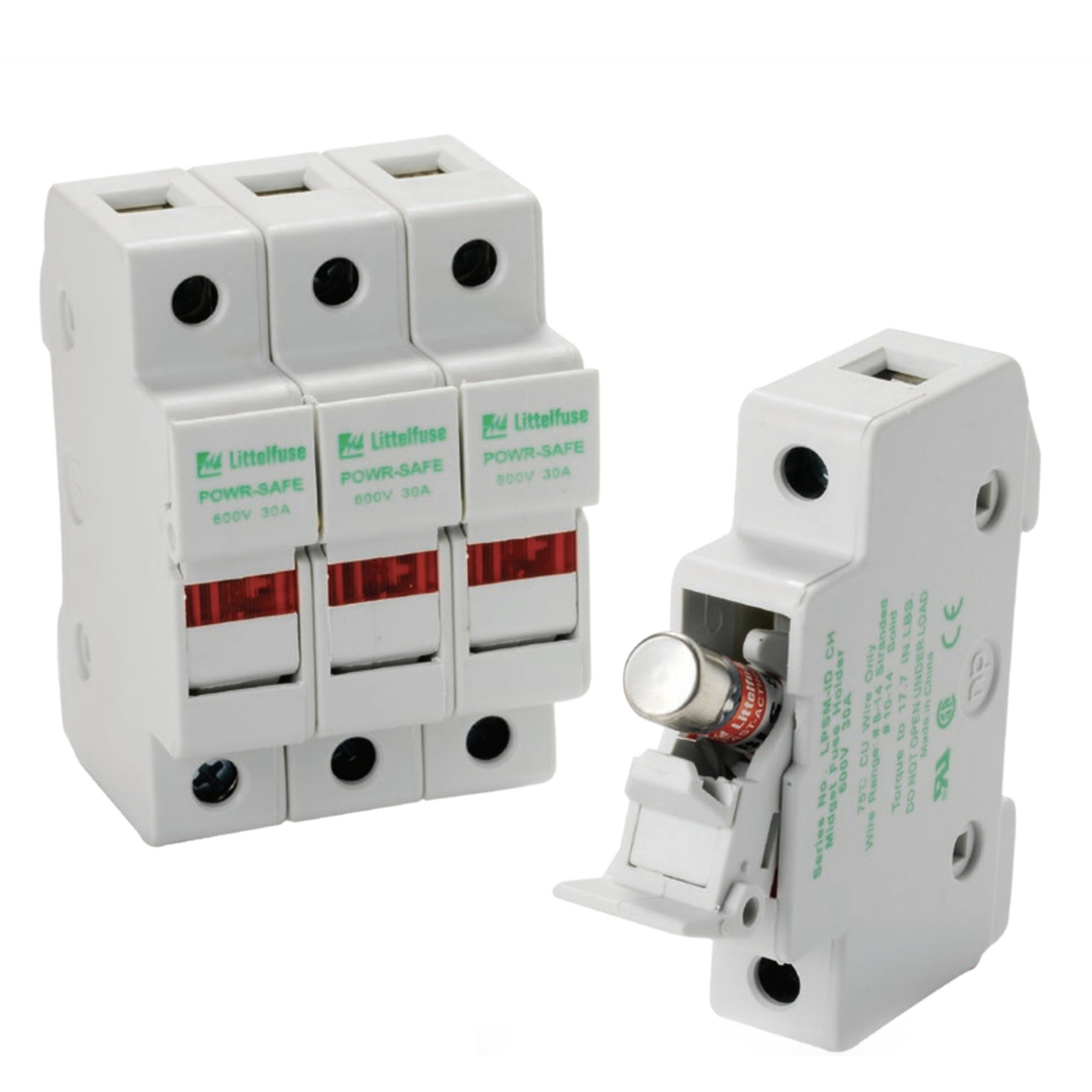 2 POLE INDICATING POWR-SAFE CC HOLDER 30 AMP