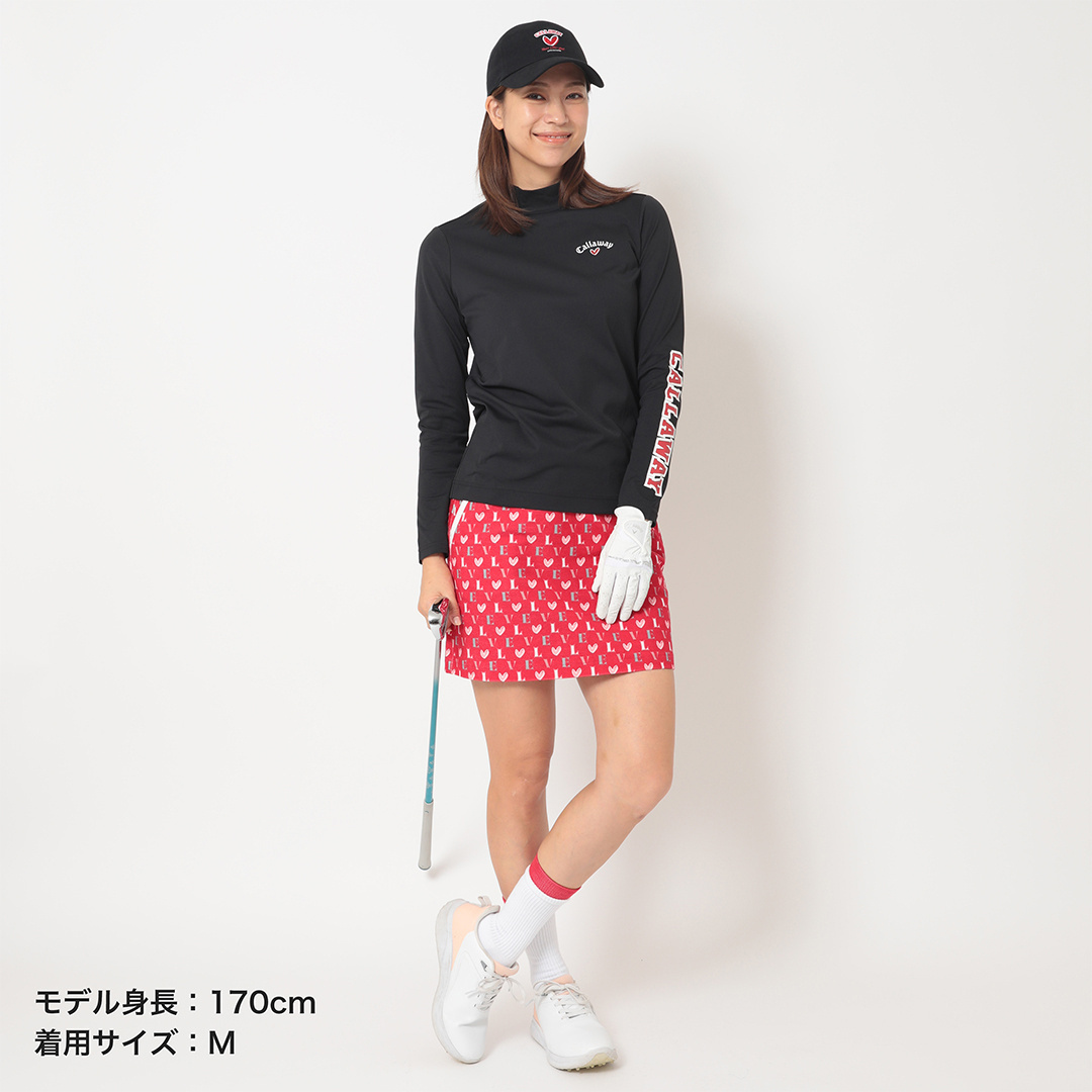 【限定コラボ】キャロウェイ＋クラブハウス モックネックシャツ LL ブラック 新品！Callaway × CLUBHAUS限定コラボ モックネックシャツ 黒L