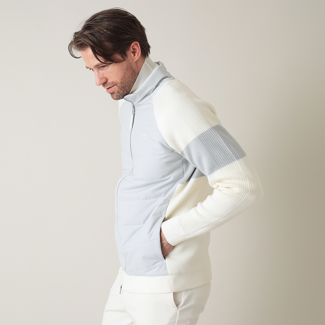 ニットコンビ ハイブリッド 中綿ジャケット(MENS)