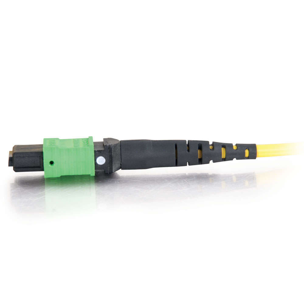 MTP 9/125 OS1 Single-Mode Fiber Optic Cable (Plenum-Rated) - Yellow