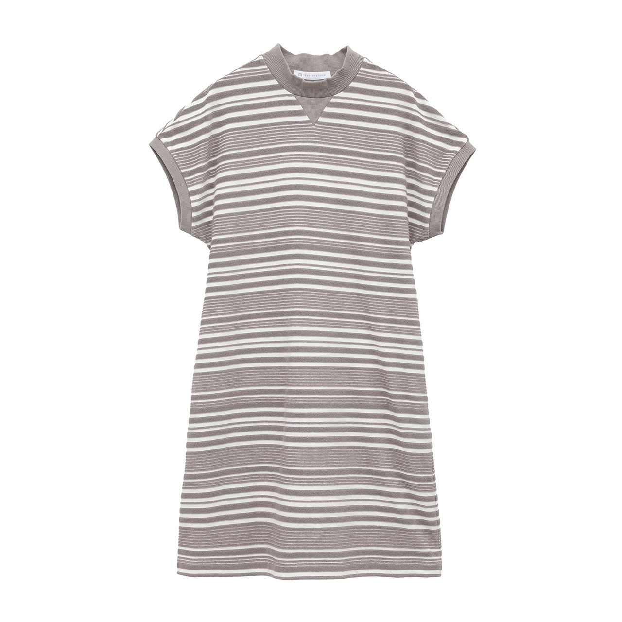 【新品】キャロウェイ　パイルワンピース　L パイルボーダー フレンチスリーブ ワンピース(WOMENS)