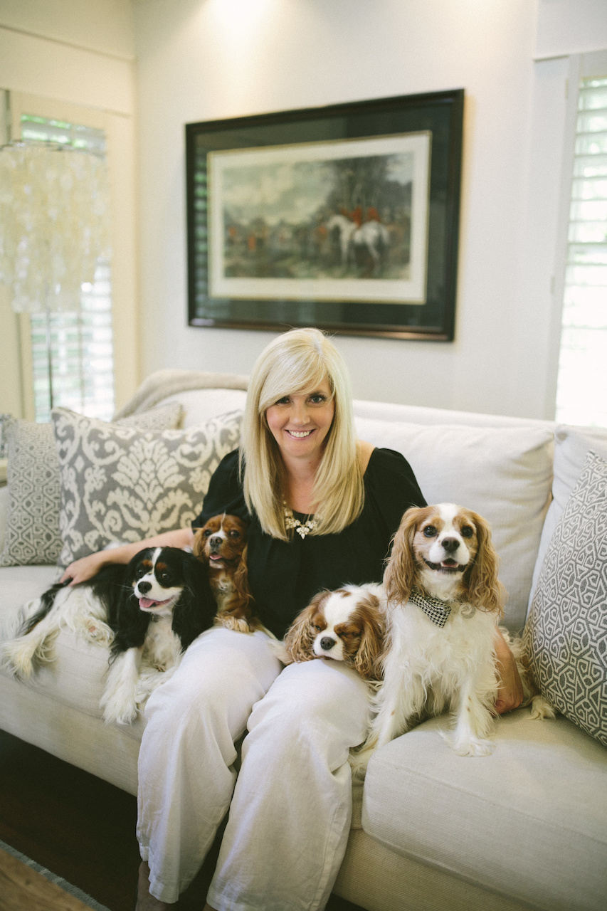 Angie with her fur babies Angie with her fur babies