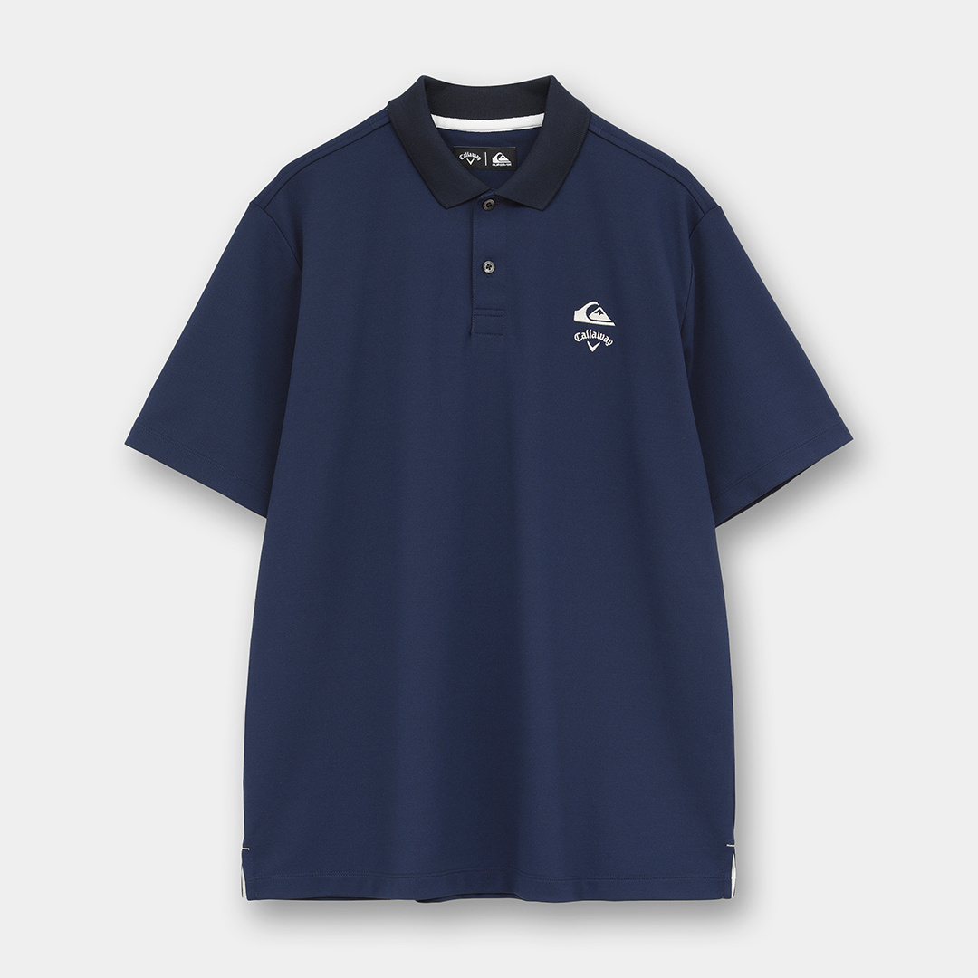 QUIKSILVERコラボ/バックロゴ半袖ポロシャツ (MENS)