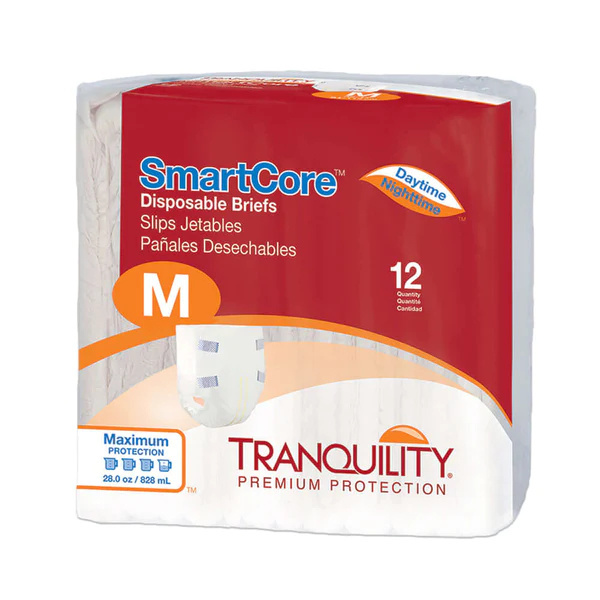 Tranquility SmartCore Briefs, Medium, 12/bag (TQSCBMT Health & Beauty Health Care Incontinence Aids) photo