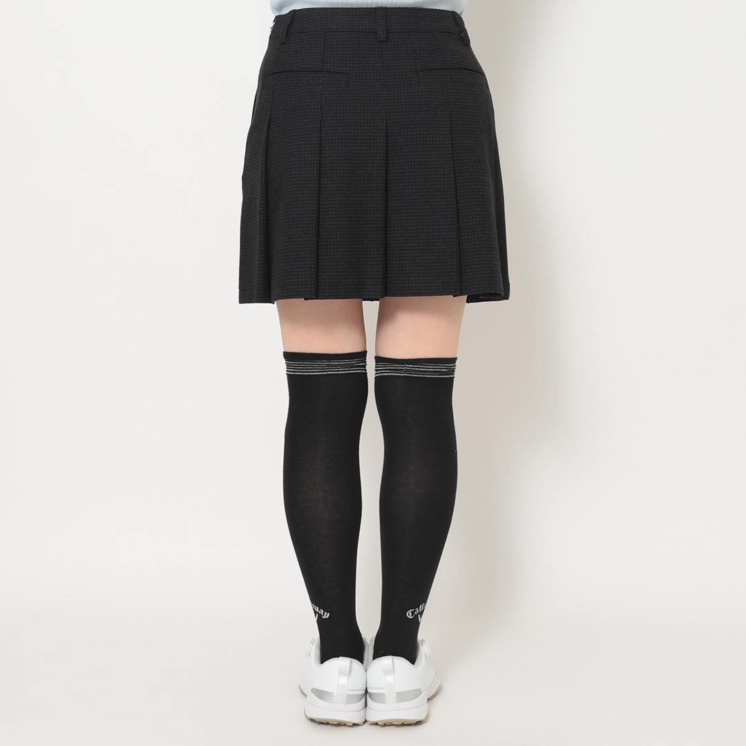 8WAYストレッチ千鳥チェックスカート (WOMENS)