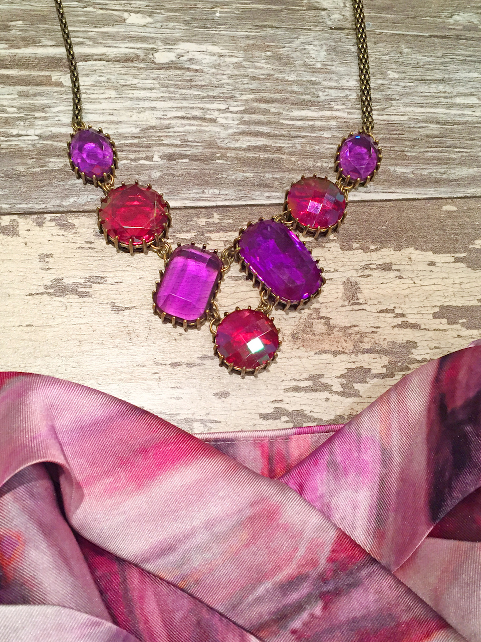 From The Clothes Tree: rhinestone bib necklace, $88 From The Clothes Tree: rhinestone bib necklace, $88