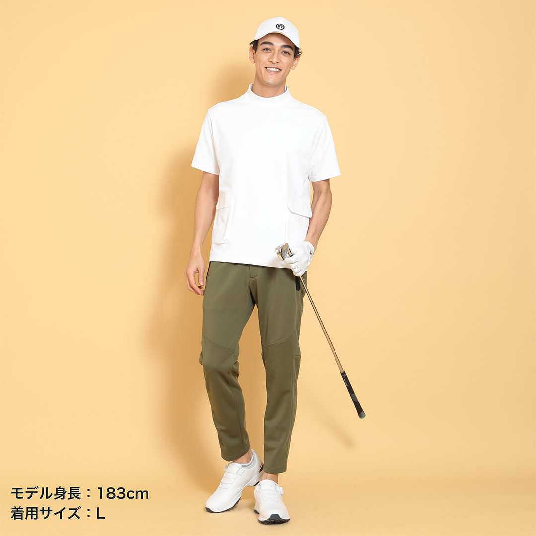 【新品未使用】サイズ4 メンズ モックネックシャツ ラッセルノ 1610 オンライン限定】-3℃裏クール天竺モックネックシャツ ※4Lサイズ