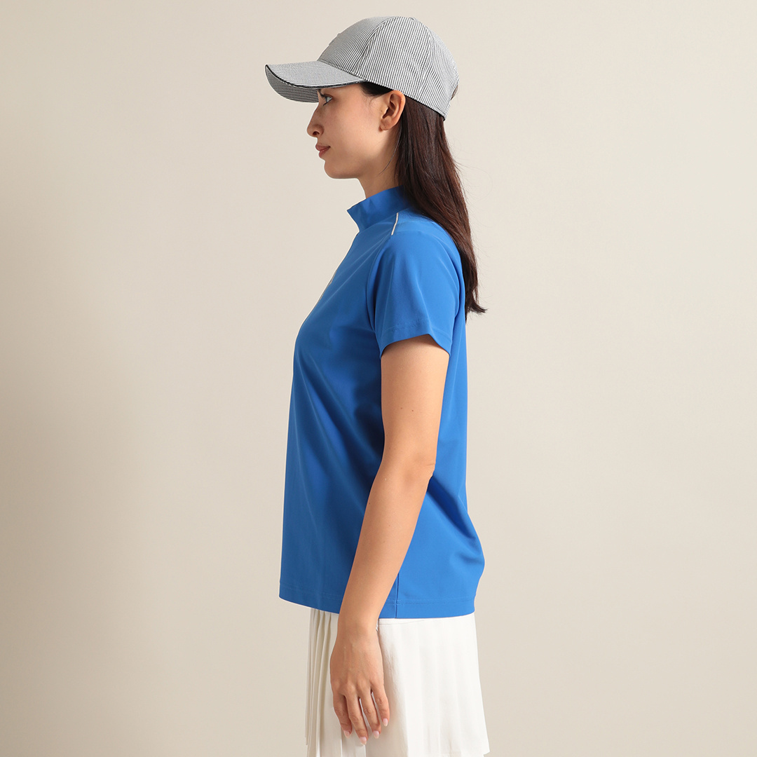 ハイゲージカノコモックネックシャツ (WOMENS)