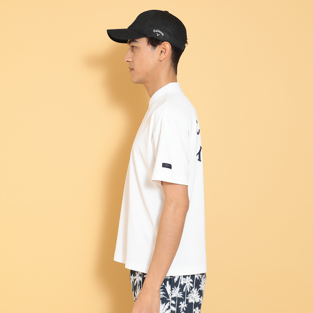 クラブハウスキャロウェイコラボ白半袖ポロシャツ クラブハウスキャロウェイコラボ白半袖ポロシャツ クラブハウス