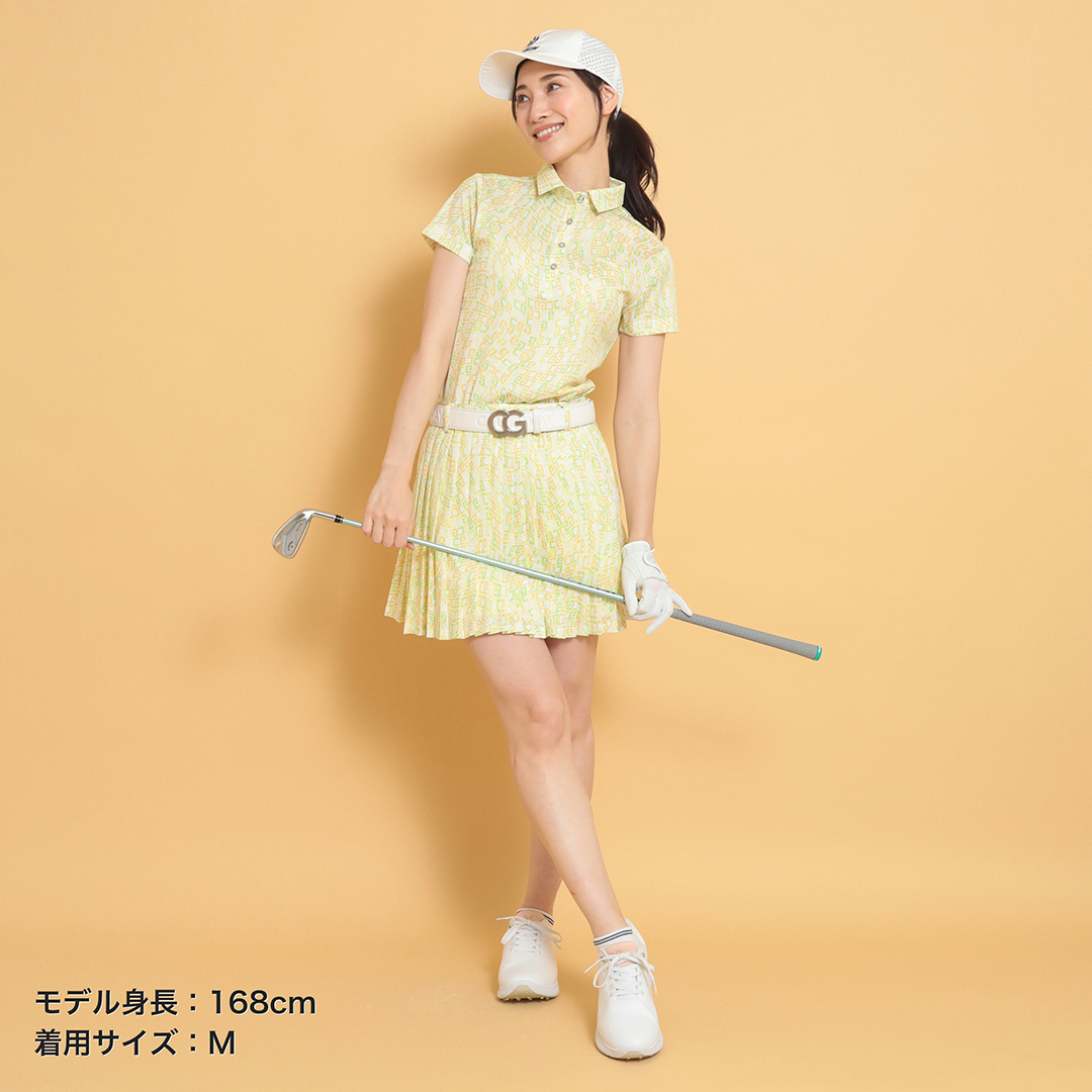 かざあなメッシュプリーツスカート (WOMENS)