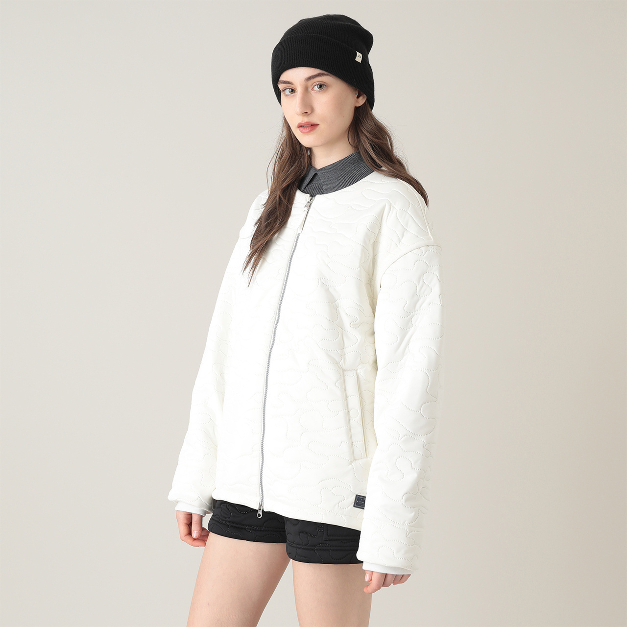 カモ柄 キルティング ジャケット(MENS)