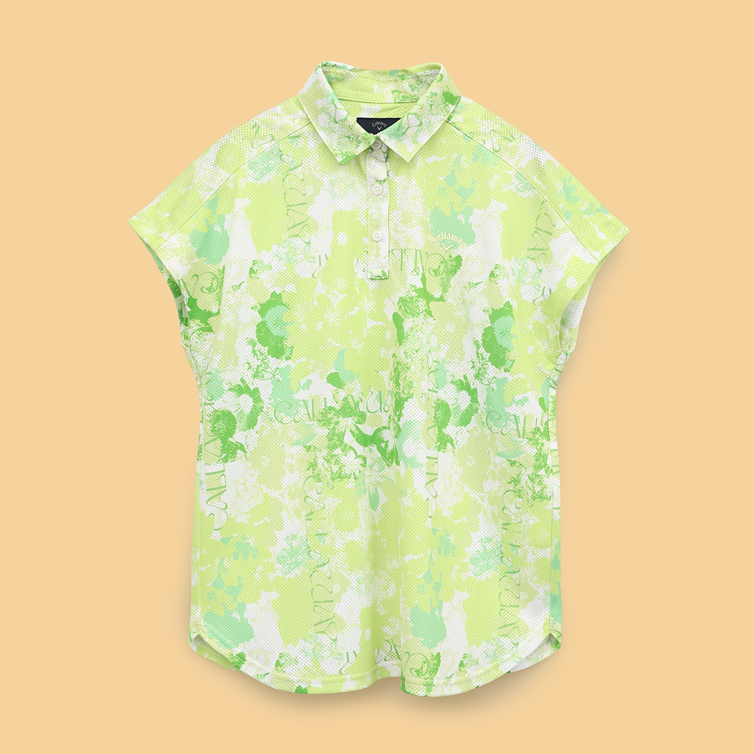 新品・未使用　かざあなメッシュ　フレンチスリーブシャツ かざあなメッシュフレンチスリーブシャツ (WOMENS)