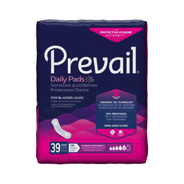 Prevail Pads, Maximum Long, 156/case (PVXUP Health & Beauty Health Care Incontinence Aids) photo