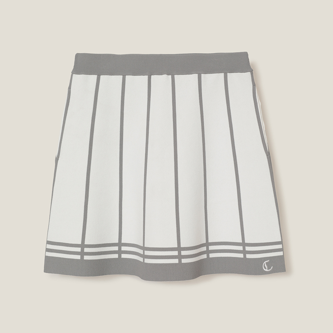 ハイゲージニットジャカードニットスカート (WOMENS)