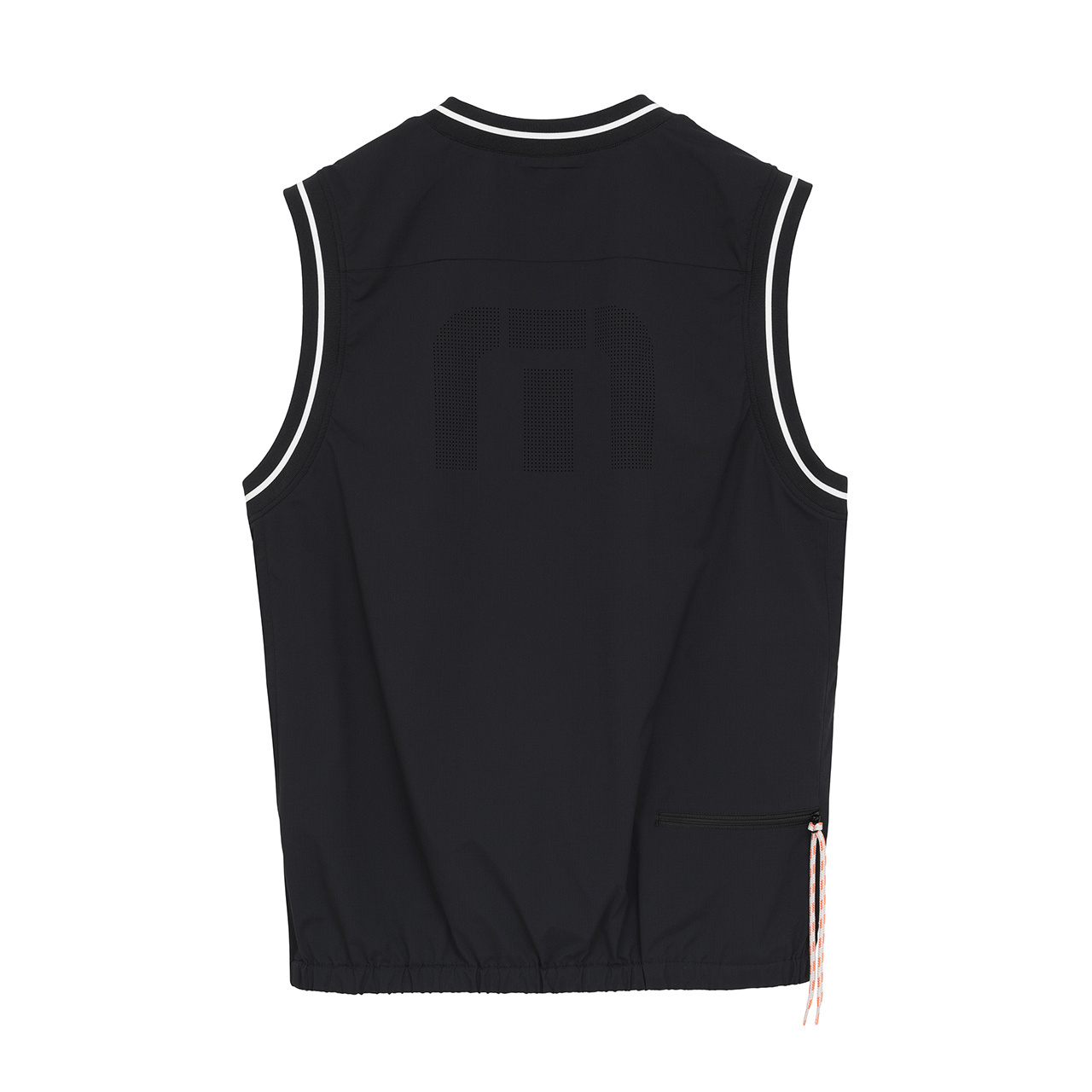 Vネックバックレーザーロゴベスト(MENS)