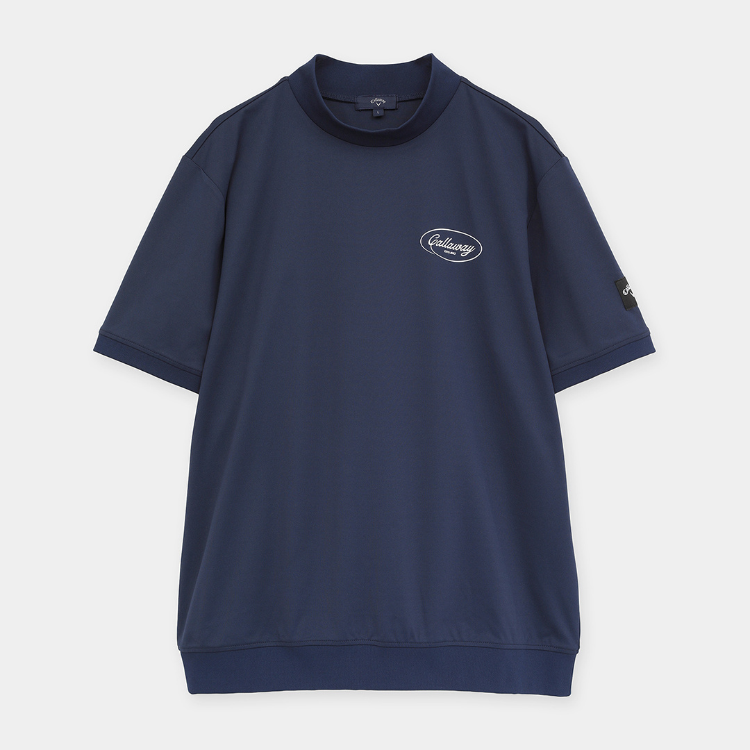 スムース半袖モックネック ※S/4Lサイズあり (UNISEX)
